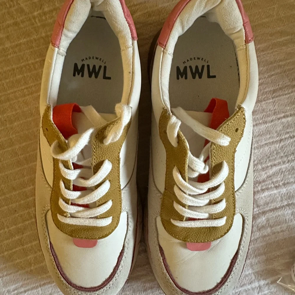 Madewell Kickoff Trainer - Bright Colorblock Leather - Sold out! Excellent! - Picture 8 of 8